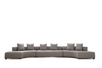 Lasalle Buet Sofa 6-personers - Grå - Møbler - Sofaer