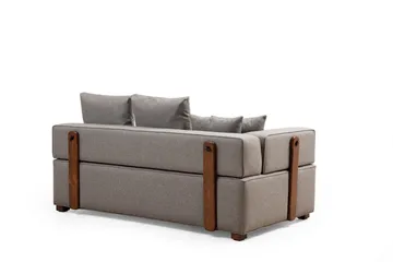 Lasalle Chaiselongsofa 3-personers - Grå - Møbler - Sofaer - 3 personers sofa