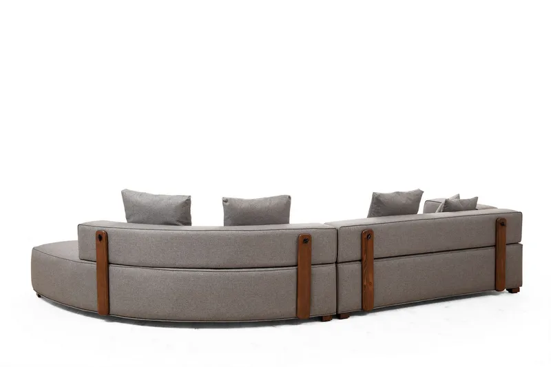 Lasalle Chaiselongsofa 3-personers - Grå - Møbler - Sofaer - 3 personers sofa