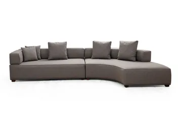 Lasalle Chaiselongsofa 3-personers - Grå - Møbler - Sofaer - 3 personers sofa