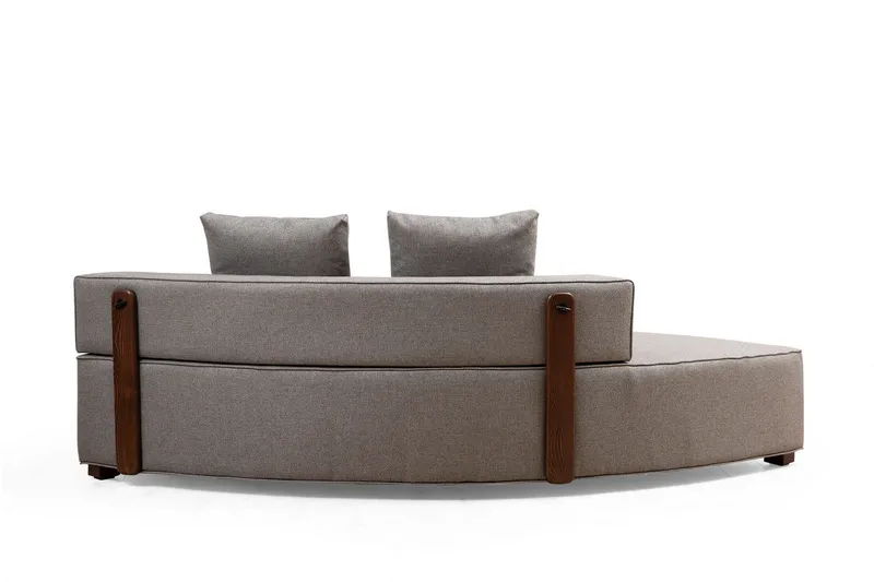 Lasalle Chaiselongsofa 3-personers - Grå - Møbler - Sofaer - 3 personers sofa