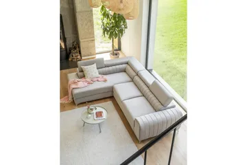 Laurece Chaiselongsofa Venstre - Beige - Møbler - Sofaer - Sovesofaer