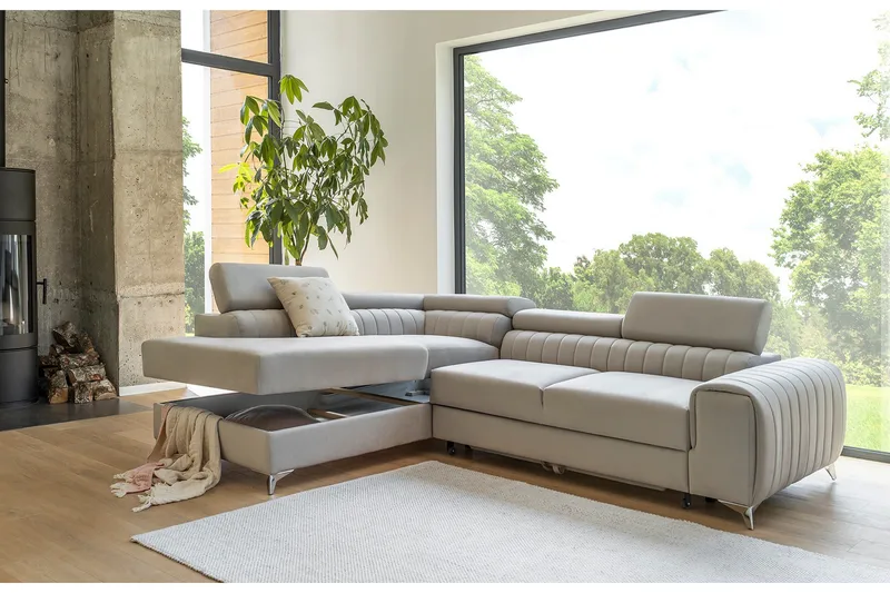 Laurece Chaiselongsofa Venstre, Beige