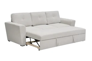 Leia 3-personers Sovesofa i Stof - Beige - Møbler - Sofaer - Sovesofaer