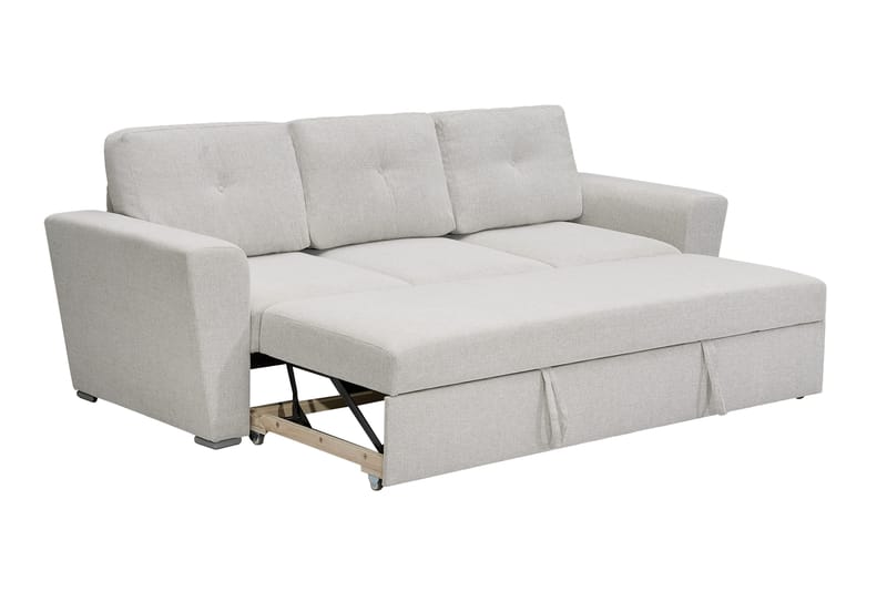 Leia 3-personers Sovesofa i Stof - Beige - Møbler - Sofaer - Sovesofaer