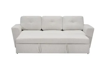 Leia 3-personers Sovesofa i Stof - Beige - Møbler - Sofaer - Sovesofaer