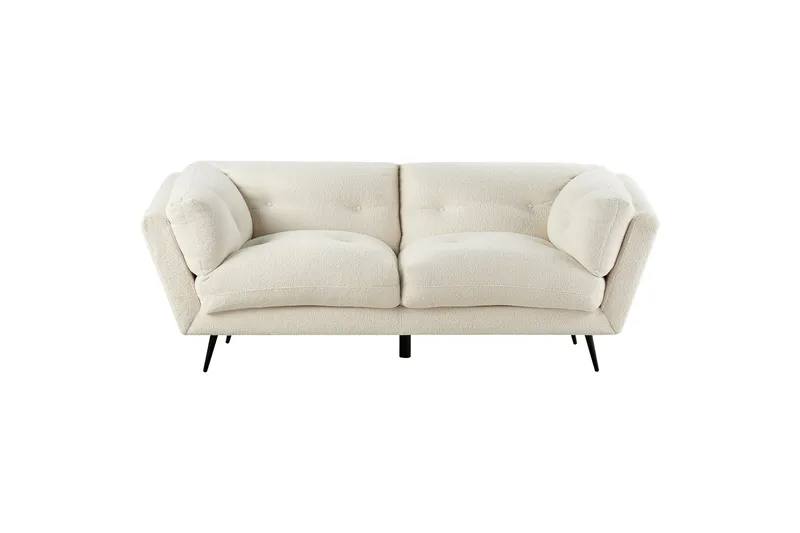 Lenvik Sofa 3-personers, Sort/Hvid