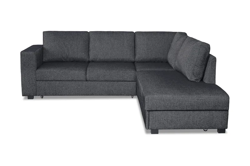 Leo Sovesofa 3-pers med Chaiselong Højre, Mørkegrå