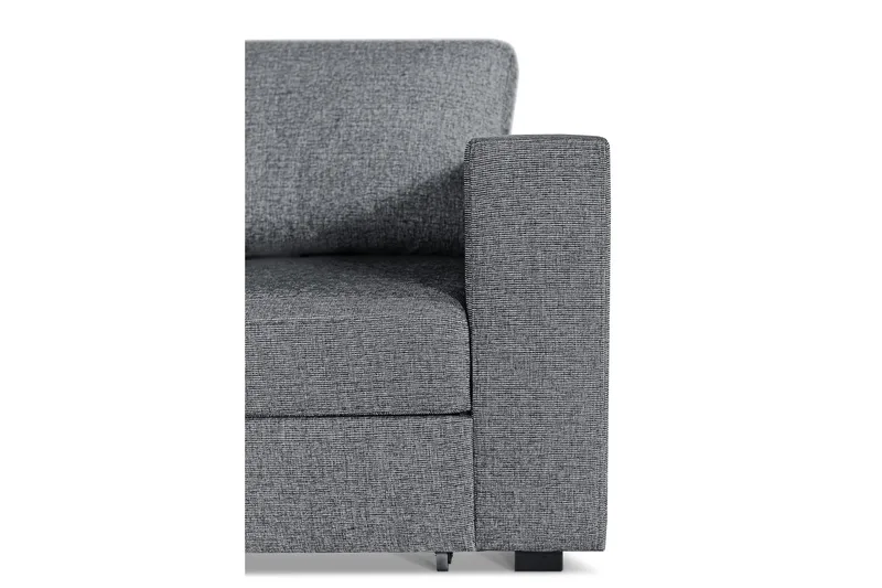 Leo Sovesofa 3-pers med Chaiselong Venstre - Mellemgrå - Møbler - Sofaer - Sovesofaer