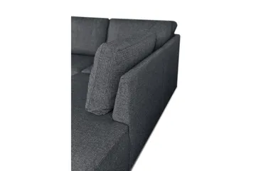 Leo Sovesofa 3-pers med Chaiselong Højre - Mørkegrå - Møbler - Sofaer - Sovesofaer