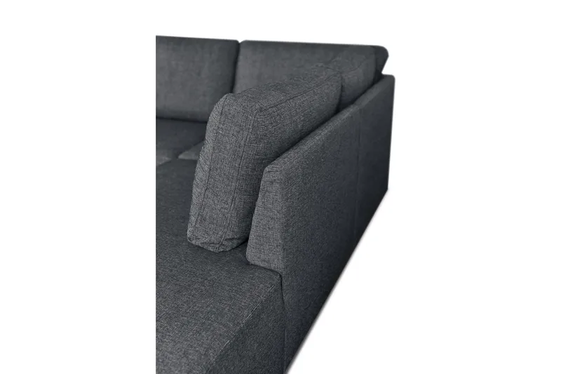 Leo Sovesofa 3-pers med Chaiselong Højre - Mørkegrå - Møbler - Sofaer - Sovesofaer