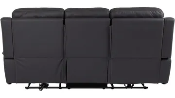 Livaro reclinersofa 3-personers elektrisk - Sort - Møbler - Sofaer - 3 personers sofa