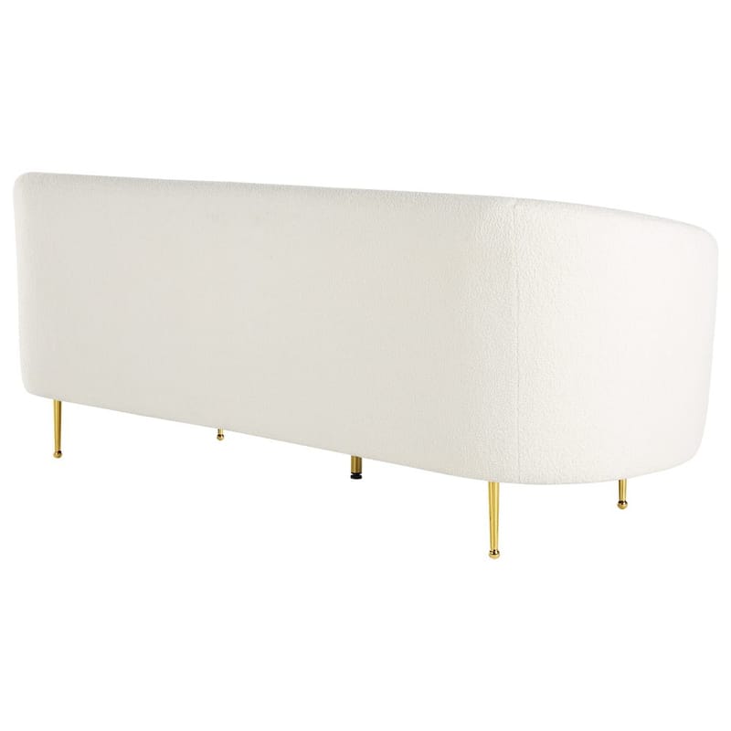 Loen 3-personers Buet Sofa i Bouclé - Offwhite - Møbler - Sofaer - 3 personers sofa
