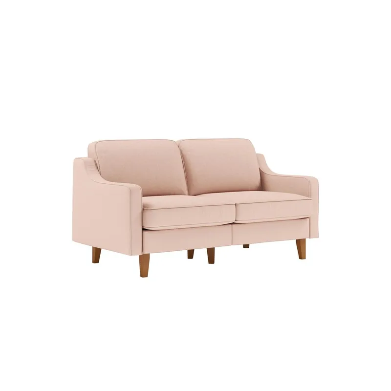 Lorvas 2-personers sofa - Brun/Sand - Møbler - Sofaer - Velour sofaer