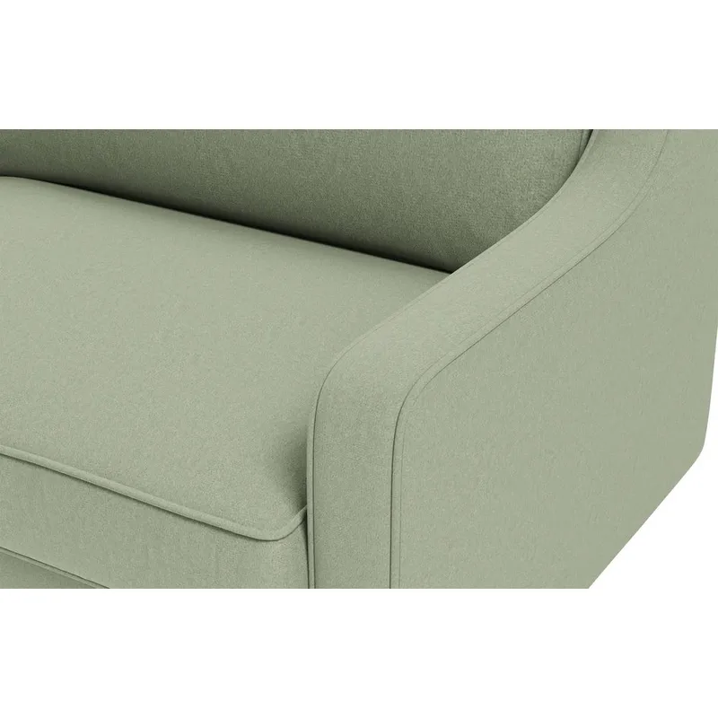 Lorvas 2-personers sofa - Mintgrøn/Brun - Møbler - Sofaer - Velour sofaer