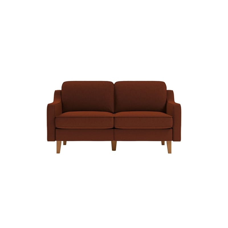 Lorvas 2-personers sofa - Brun/Rosa - Møbler - Sofaer - Velour sofaer