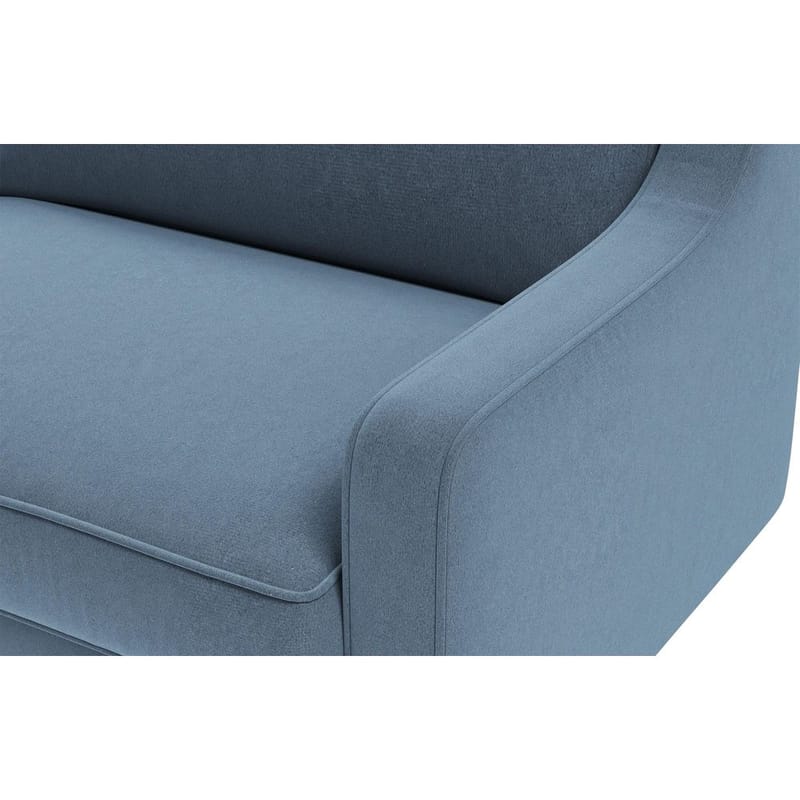 Lorvas 2-personers sofa - Mørkeblå - Møbler - Sofaer - Velour sofaer