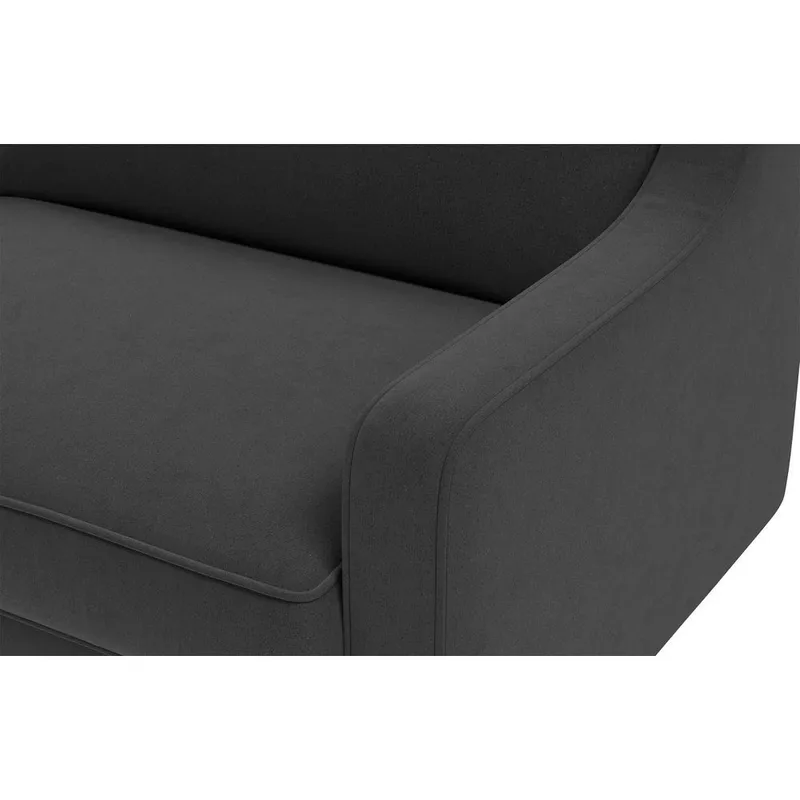 Lorvas 2-personers sofa - Mørkegrå - Møbler - Sofaer - Velour sofaer