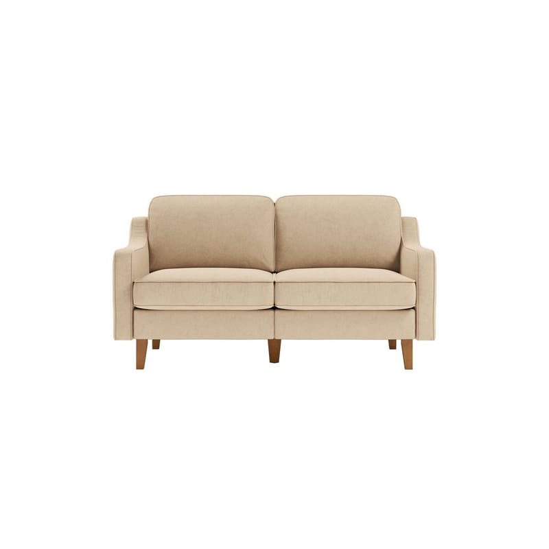 Lorvas 2-personers sofa - Brun/Sand - Møbler - Sofaer - Velour sofaer