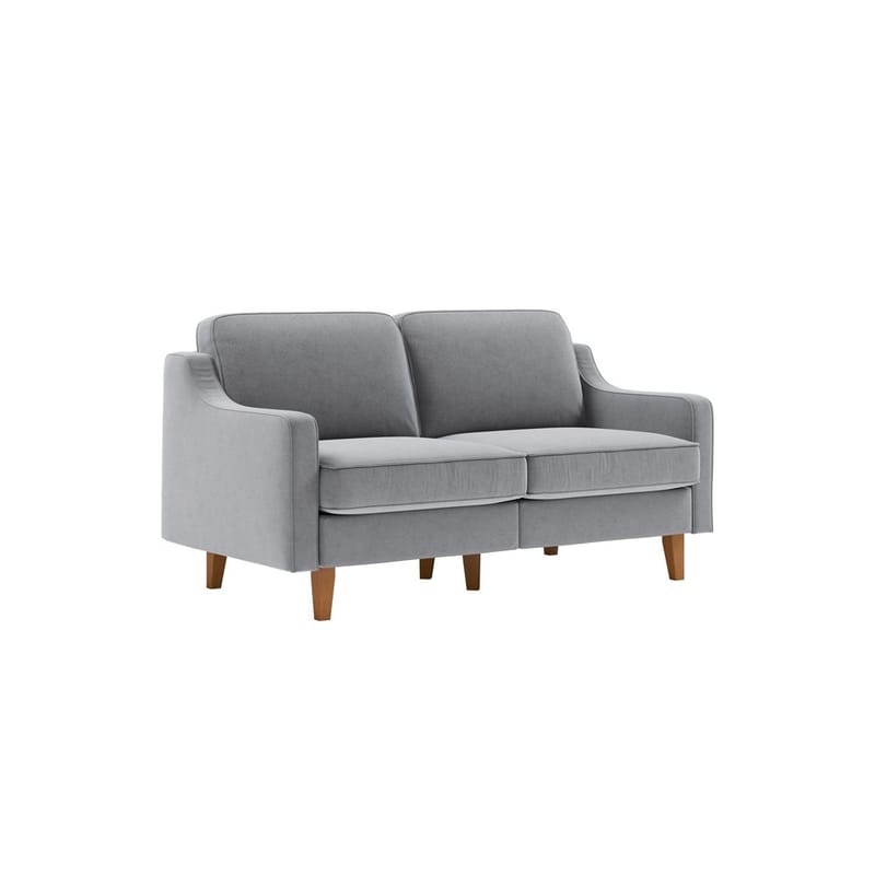 Lorvas 2-personers sofa - Mørkegrå - Møbler - Sofaer - Velour sofaer
