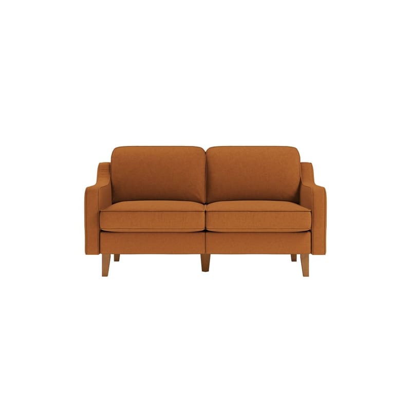 Lorvas 2-personers sofa - Brun/Lysebrun - Møbler - Sofaer - Velour sofaer