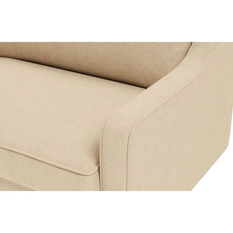 Lorvas 2-personers sofa - Brun/Sand - Møbler - Sofaer - Velour sofaer