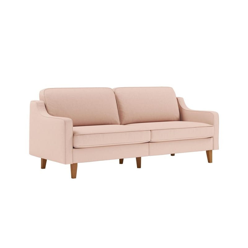 Lorvas 3-personers sofa - Lyserød - Møbler - Sofaer - Velour sofaer