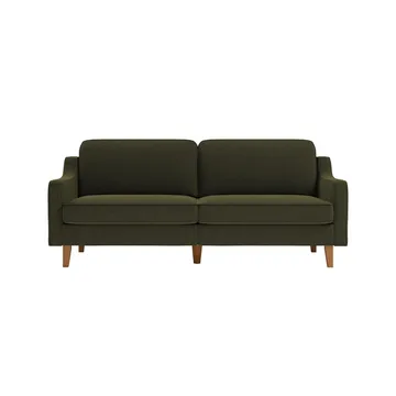 Lorvas 3-personers sofa - Mørkegrøn - Møbler - Sofaer - Velour sofaer