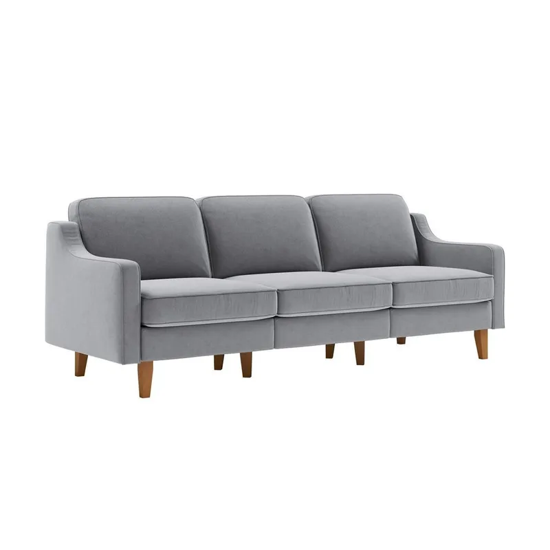 Lorvas 3-personers sofa - Koksgrå - Møbler - Sofaer - Velour sofaer