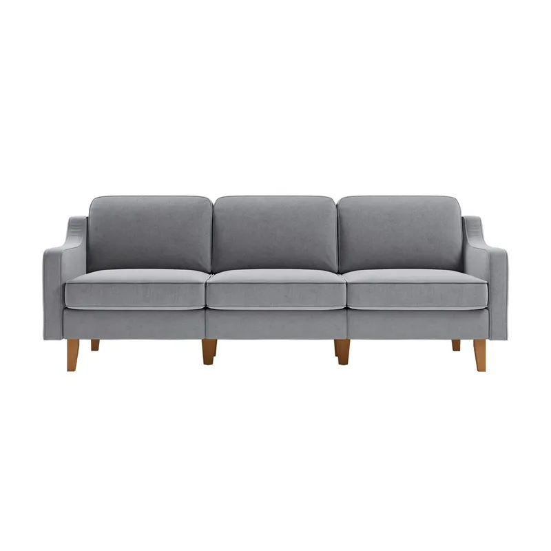 Lorvas 3-personers sofa - Koksgrå - Møbler - Sofaer - Velour sofaer