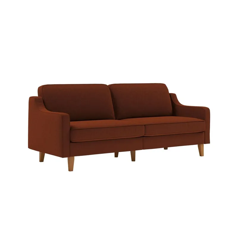 Lorvas 3-personers sofa - Rød - Møbler - Sofaer - Velour sofaer