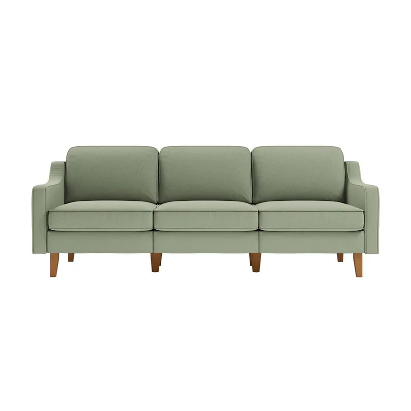 Lorvas 3-personers sofa - Mørkegrøn - Møbler - Sofaer - Velour sofaer
