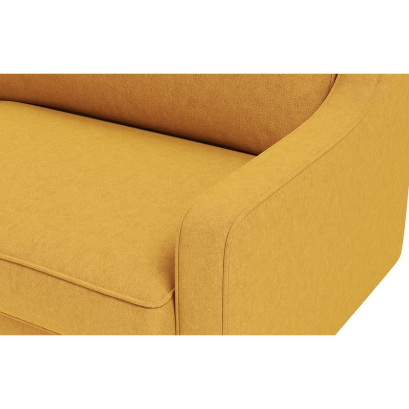 Lorvas 3-personers sofa - Sennepsgul - Møbler - Sofaer - Velour sofaer