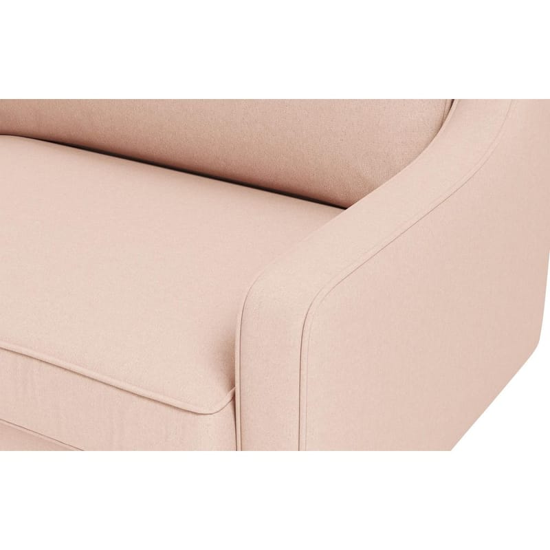 Lorvas 3-personers sofa - Lyserød - Møbler - Sofaer - Velour sofaer