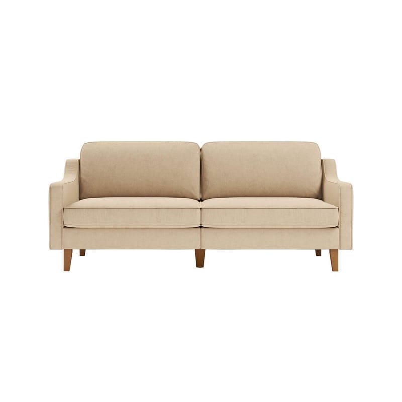 Lorvas 3-personers sofa - Sand - Møbler - Sofaer - Velour sofaer