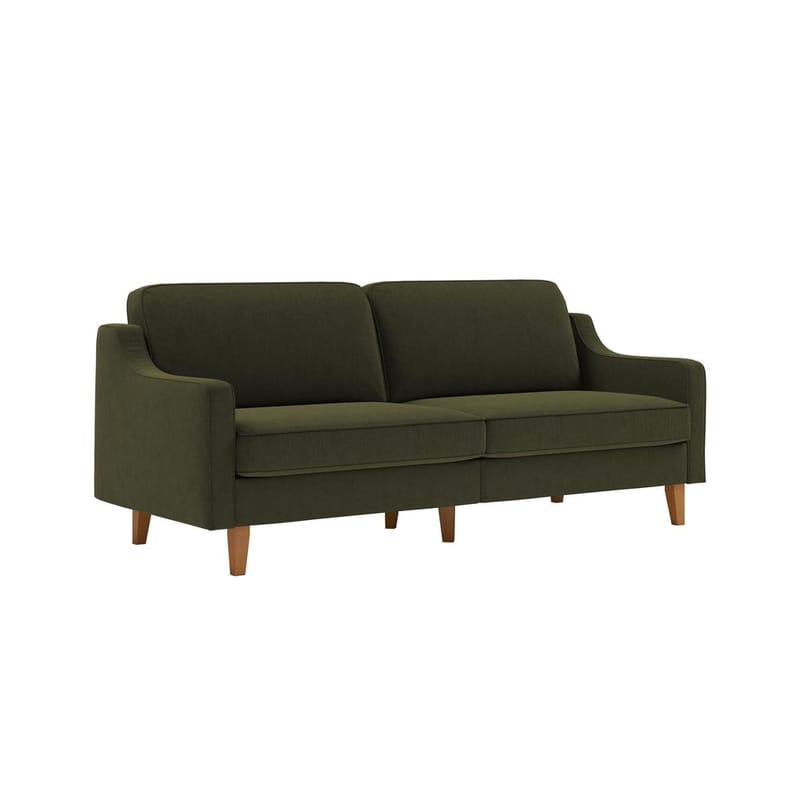 Lorvas 3-personers sofa - Mørkegrøn - Møbler - Sofaer - Velour sofaer