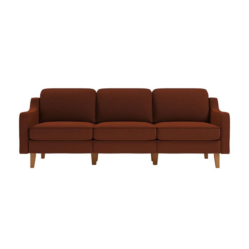 Lorvas 3-personers sofa - Rød - Møbler - Sofaer - Velour sofaer