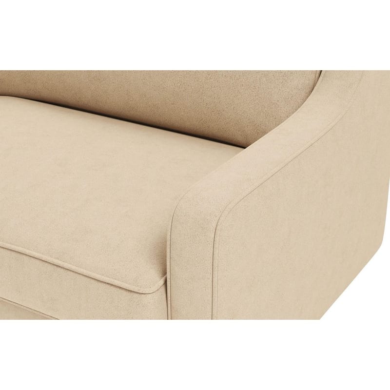 Lorvas 3-personers sofa - Sand - Møbler - Sofaer - Velour sofaer