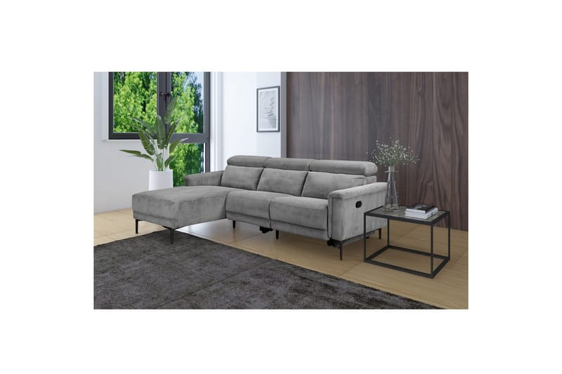 Lund Reclinersofa 3-sæder - Grå - Møbler - Sofaer - Recliner sofaer