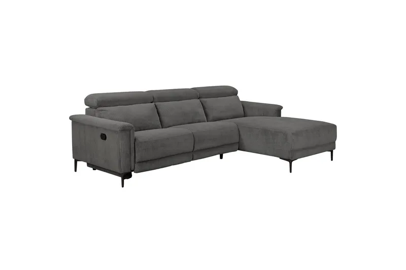 Lund Reclinersofa 3-sæder - Grå - Møbler - Sofaer - Recliner sofaer