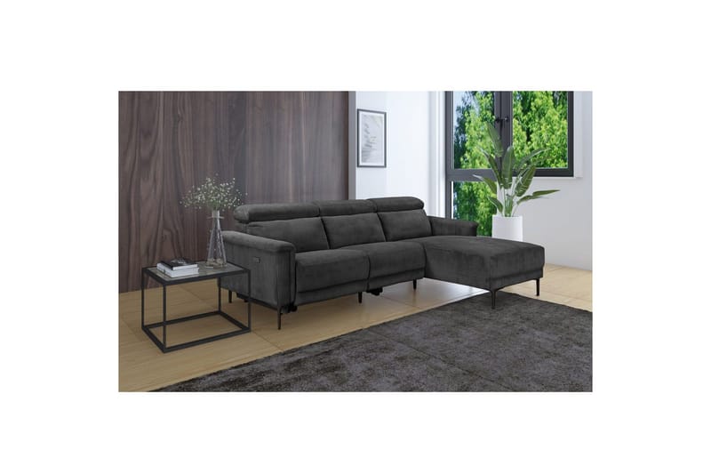 Lund Reclinersofa 3-sæder - Grå - Møbler - Sofaer - Recliner sofaer