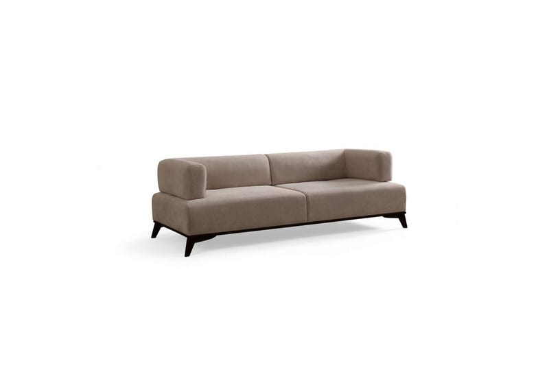 Malkiat Sofa 3-personers, Beige/Sort