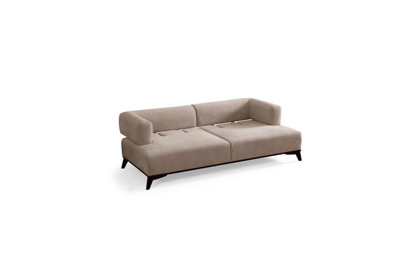 Malkiat Sofa 3-personers - Beige/Sort - Møbler - Sofaer - 3 personers sofa