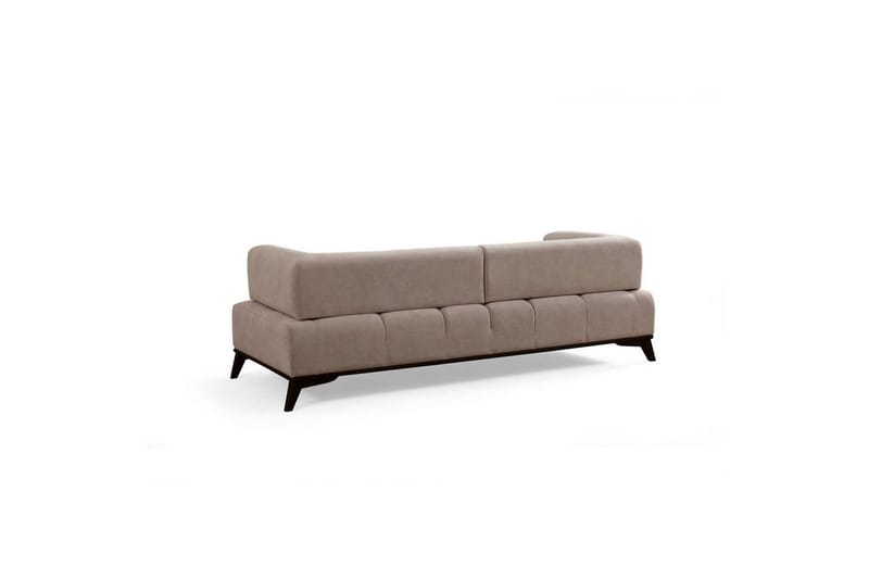 Malkiat Sofa 3-personers - Beige/Sort - Møbler - Sofaer - 3 personers sofa