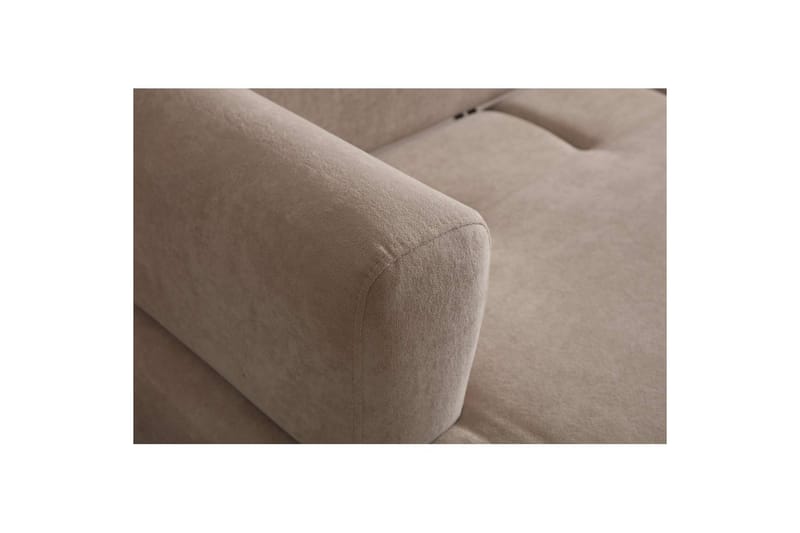 Malkiat Sofa 3-personers - Beige/Sort - Møbler - Sofaer - 3 personers sofa