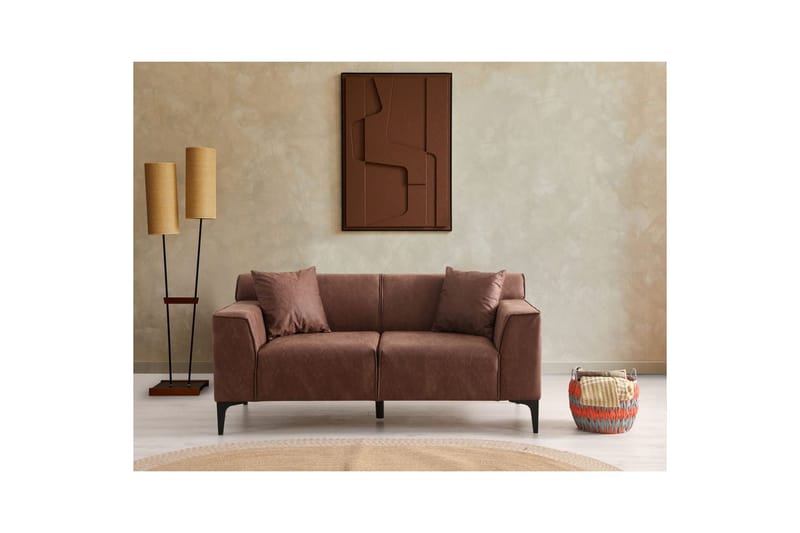 Malpani Sofa 2-sits - Cognac - Møbler - Sofaer - 2 personers sofa