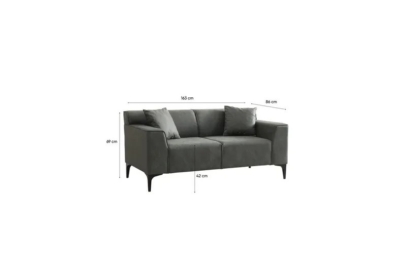 Malpani Sofa 2-sits - Grøn - Møbler - Sofaer - 2 personers sofa