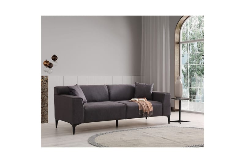Malpani Sofa 3-sits - Antracit - Møbler - Sofaer - 3 personers sofa