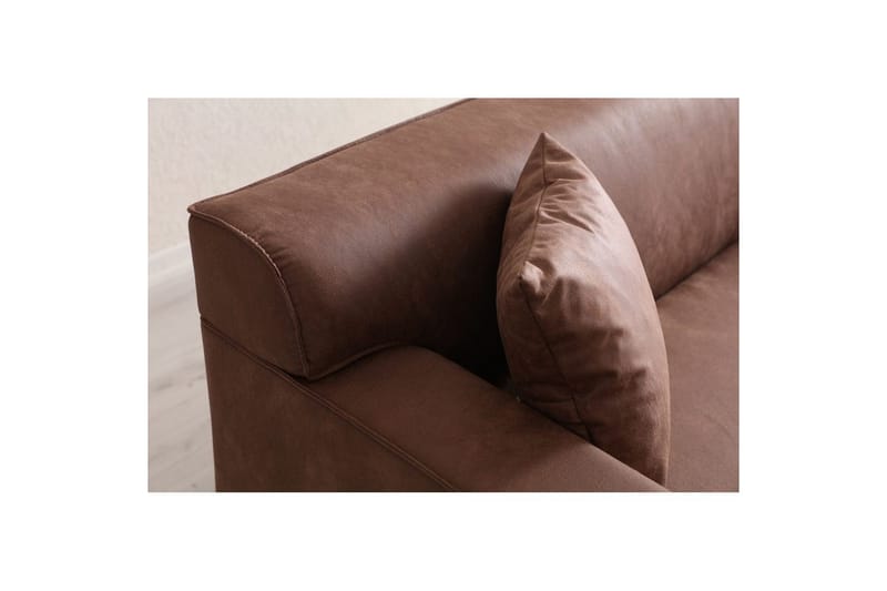 Malpani Sofa 3-sits - Cognac - Møbler - Sofaer - 3 personers sofa