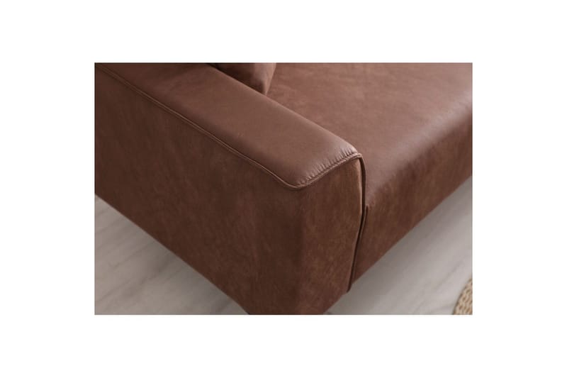 Malpani Sofa 3-sits - Cognac - Møbler - Sofaer - 3 personers sofa